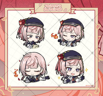 Sticker pack set example